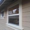 Bothell residence: new windows w. custom trim and paint